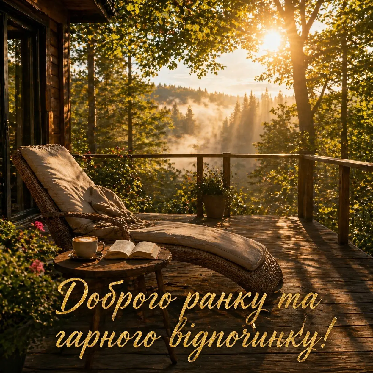 Доброго ранку та гарного відпочинку: картинки для релаксу та затишного відпочинку після роботи