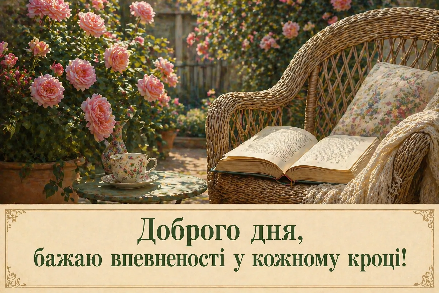 Доброго дня, все під контролем: душевні картинки та побажання для гарного настрою