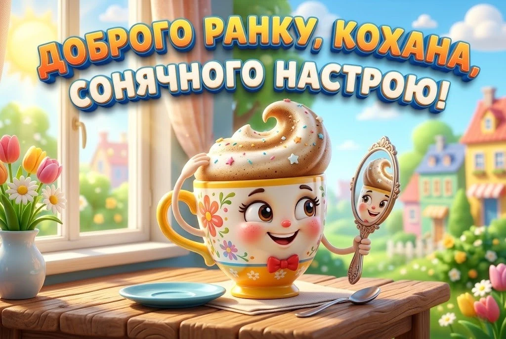 Доброго ранку, кохана, пий каву і думай про мене: найкращі картинки та ніжні побажання