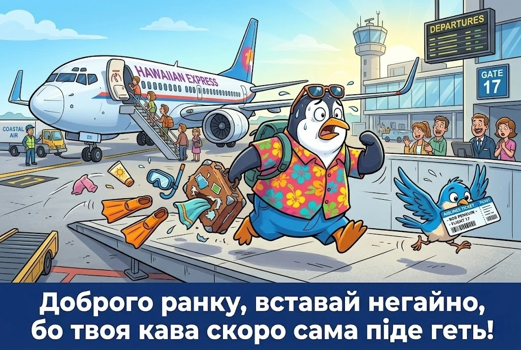 Доброго ранку, лови пригоди й кайфуй від подорожі: надихаючі листівки та побажання для чудового дня