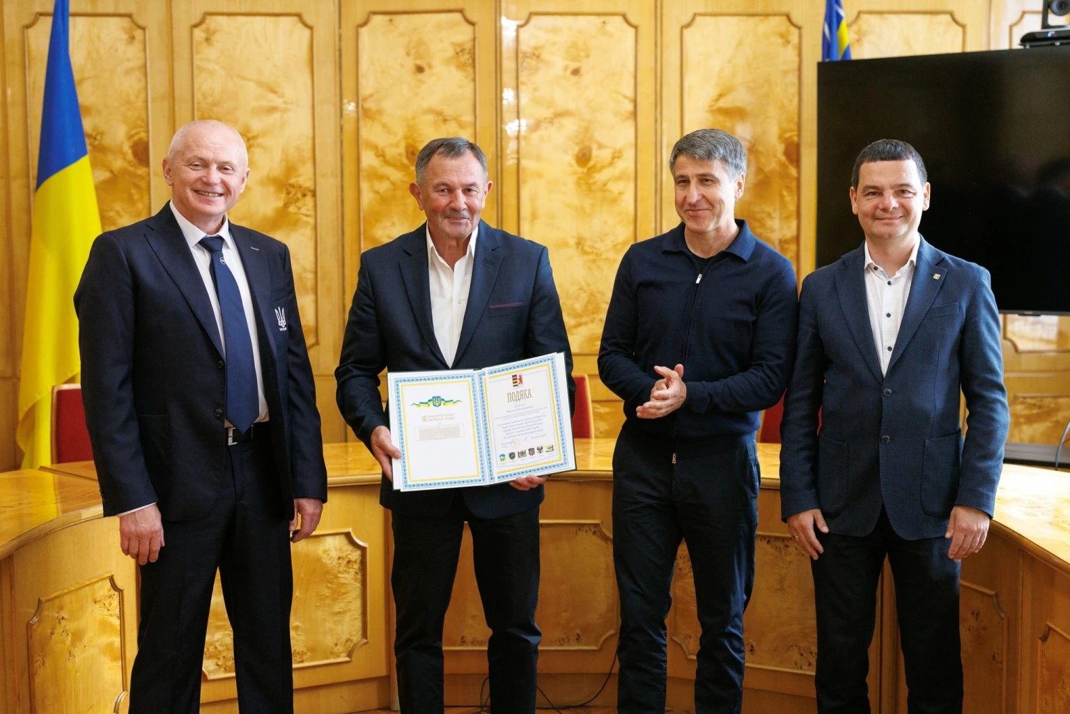 Закарпатські олімпійці отримали почесні грамоти та цінні подарунки від керівництва регіону