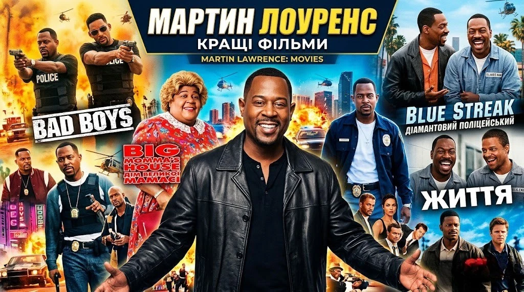 Мартін Лоуренс: фільми від комедій до екшну