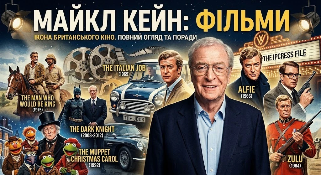 Топ фільмів Майкла Кейна з рейтингом IMDb