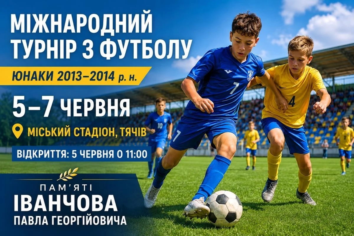 Тячів приймає юнацькі футбольні змагання міжнародного рівня