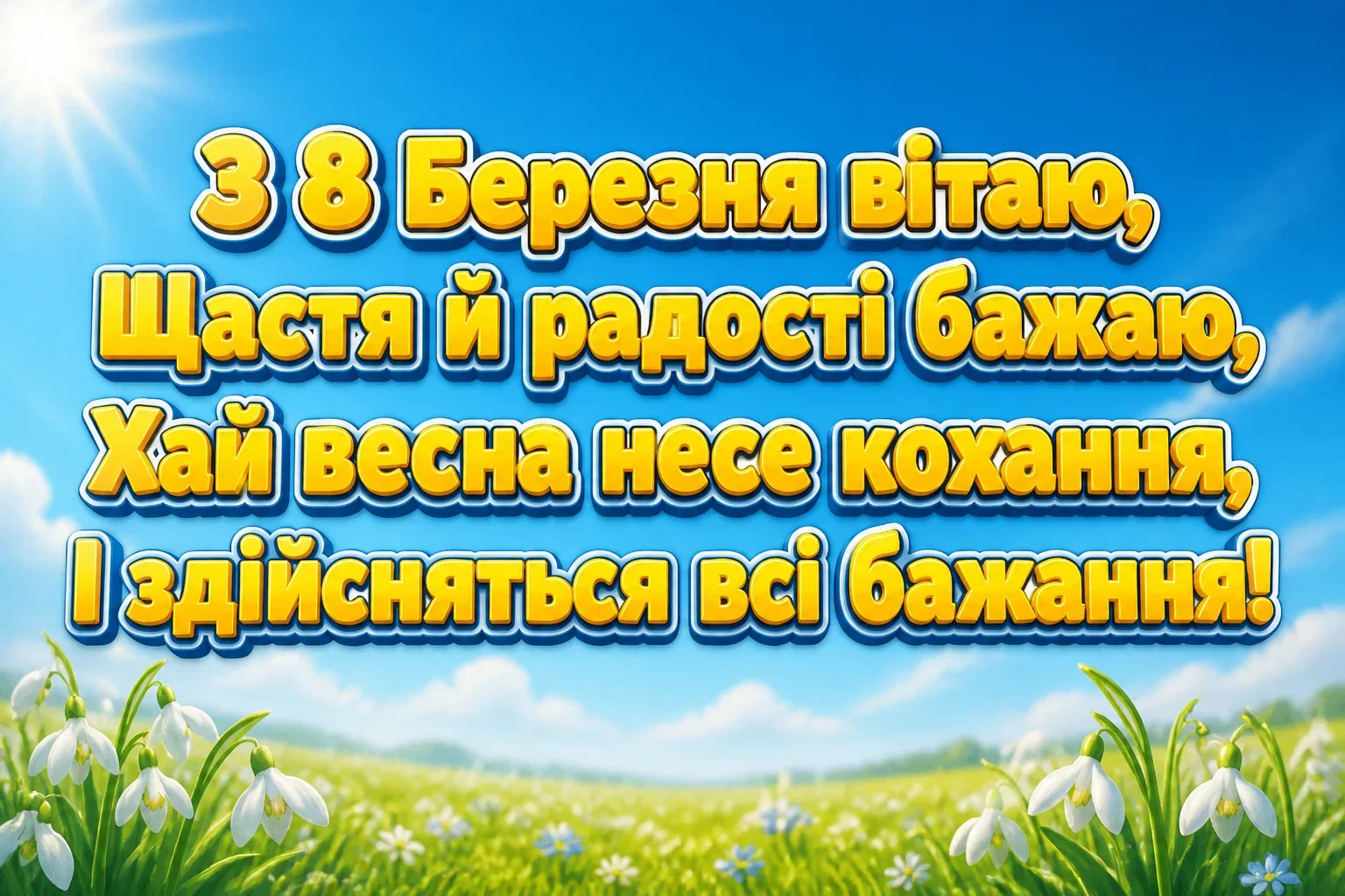 привітання з 8 березня в прозі