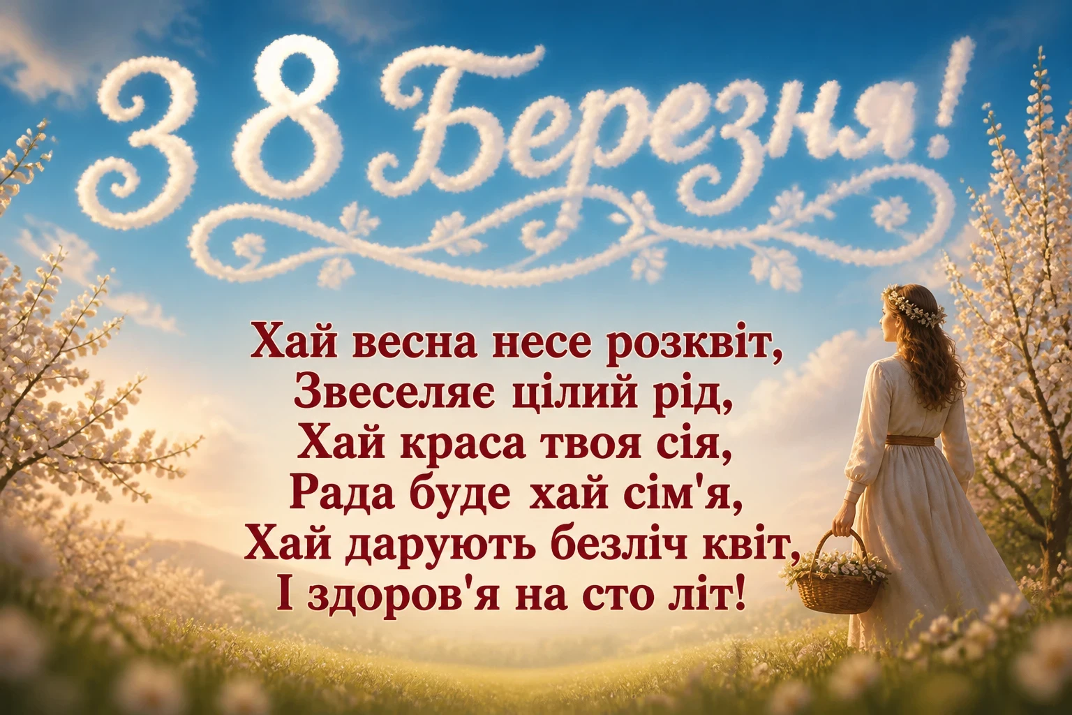 привітання з 8 березня в прозі