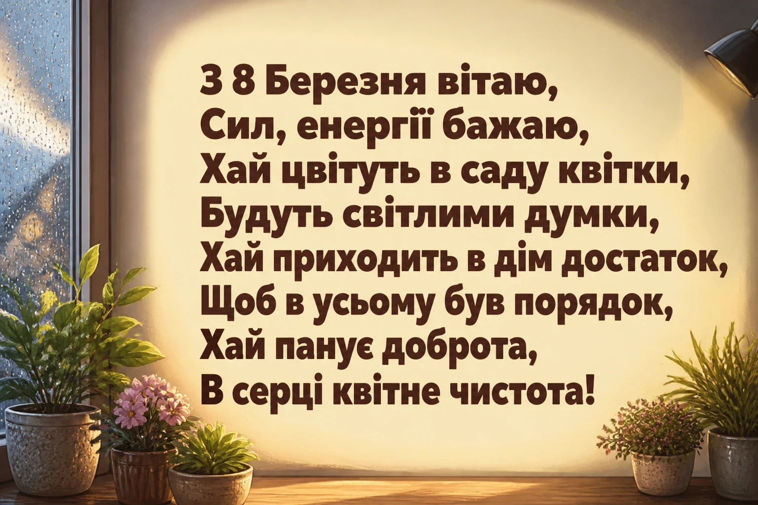 привітання з 8 березня в прозі