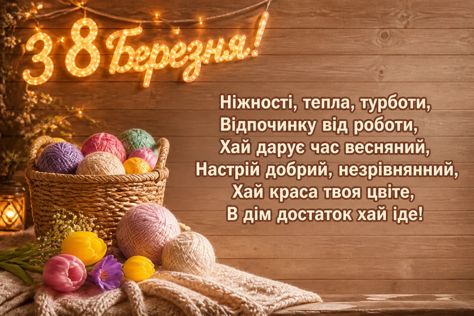 привітання з 8 березня в прозі