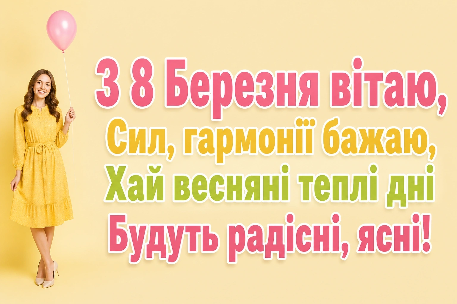 привітання з 8 березня в прозі