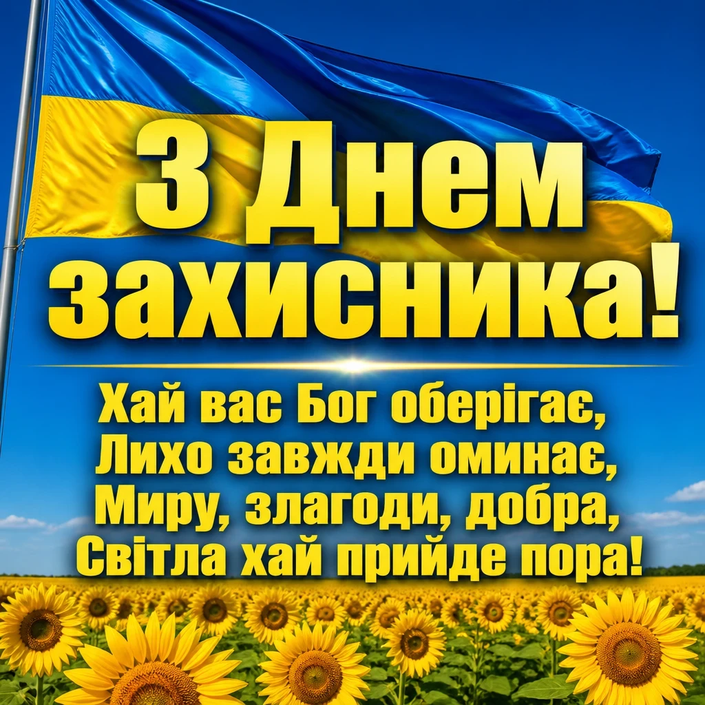 з днем захисника україни: привітання своїми словами