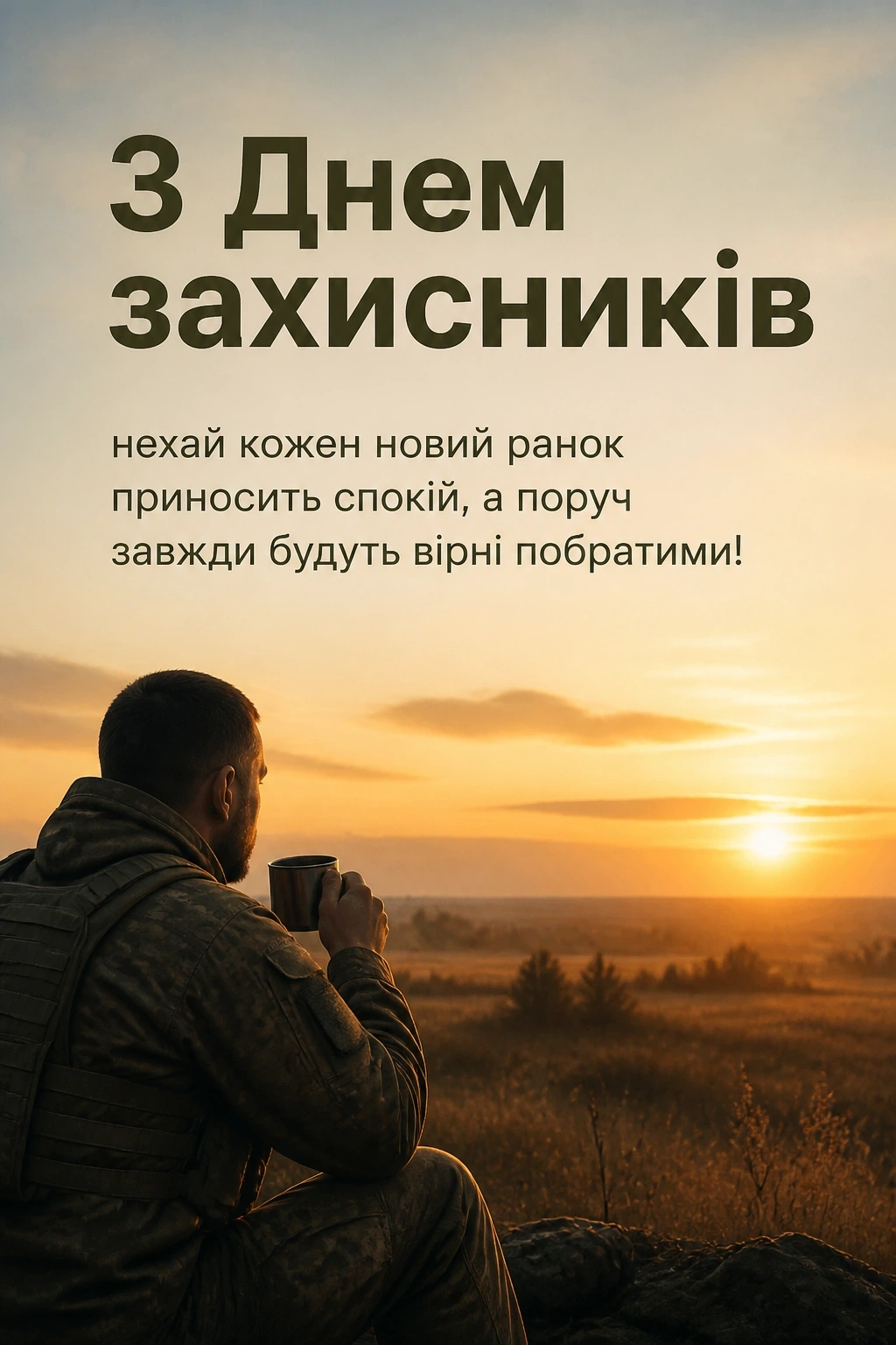 з днем захисника україни: привітання своїми словами