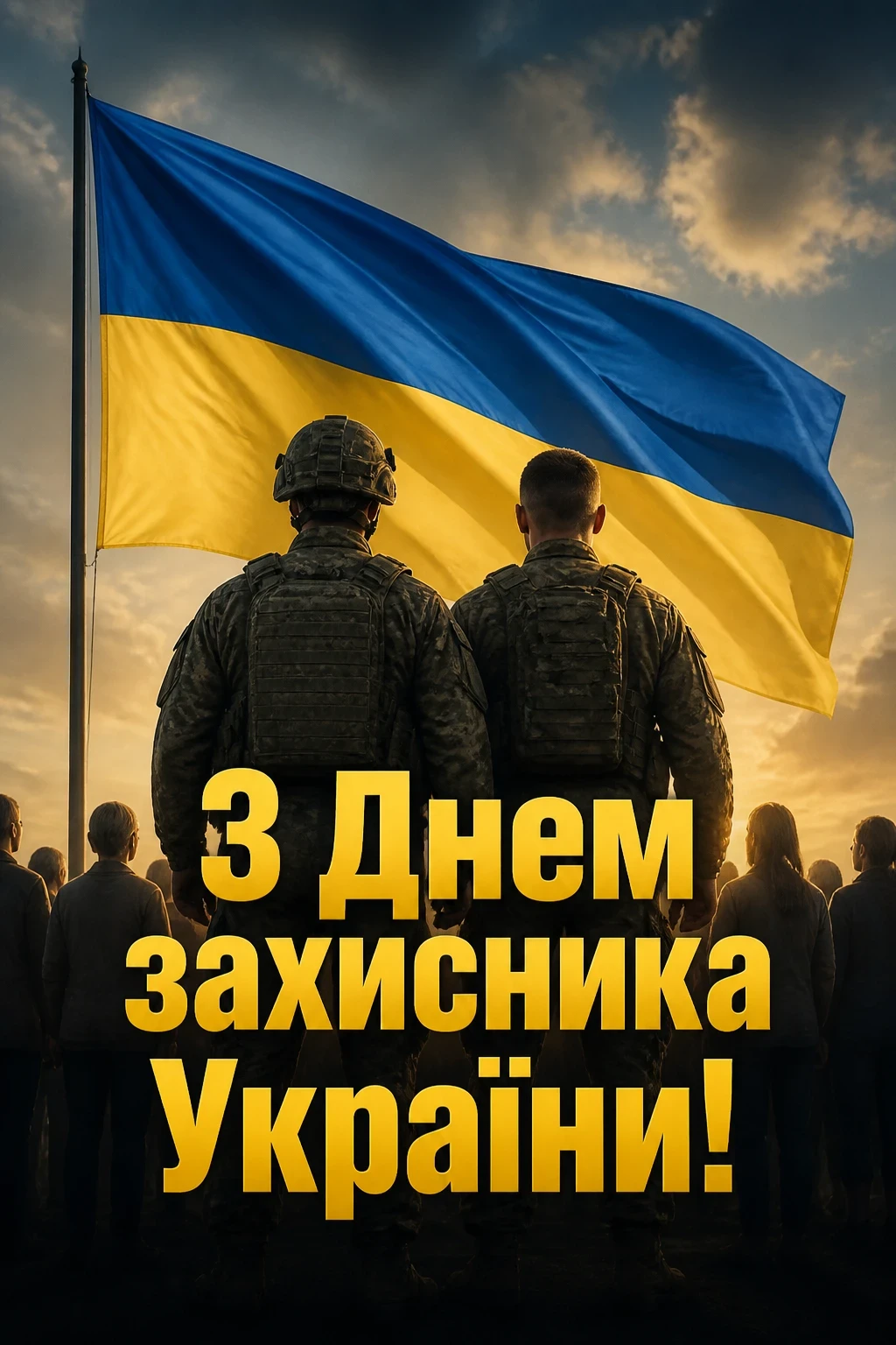 з днем захисника україни: привітання своїми словами