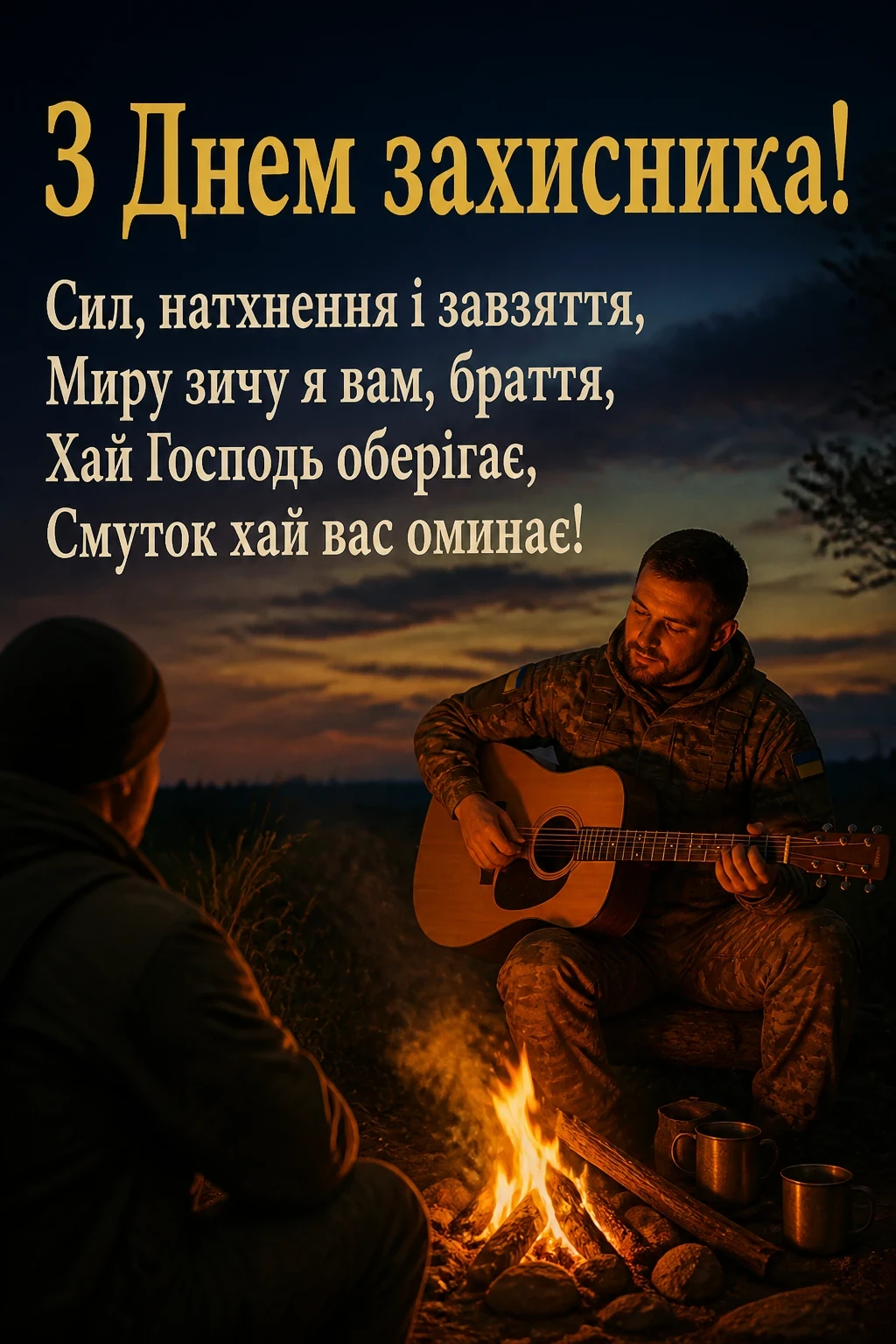 з днем захисника україни: привітання своїми словами
