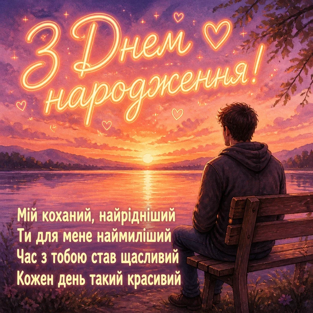 зворушливе привітання з днем народження хлопцеві