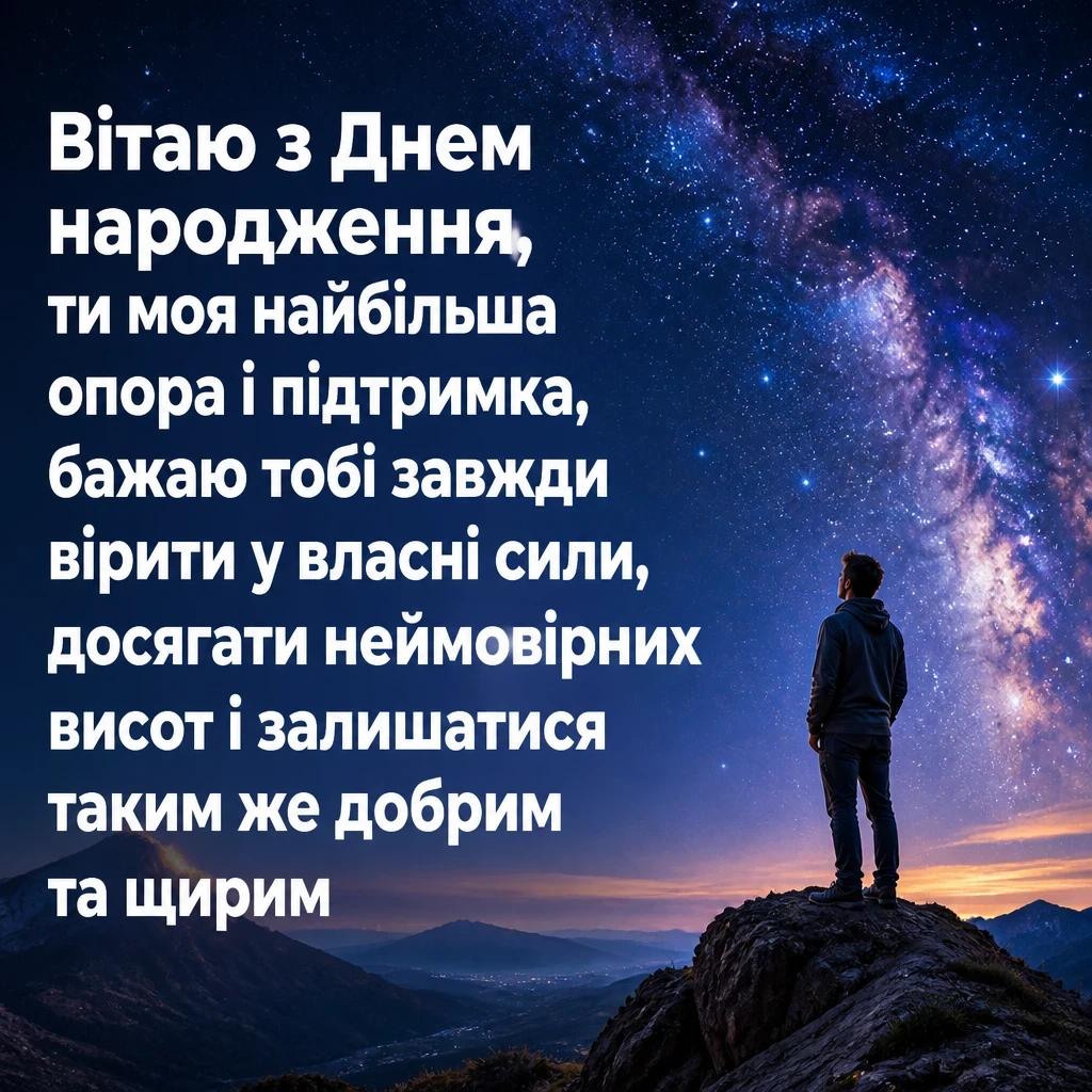 зворушливе привітання з днем народження хлопцеві