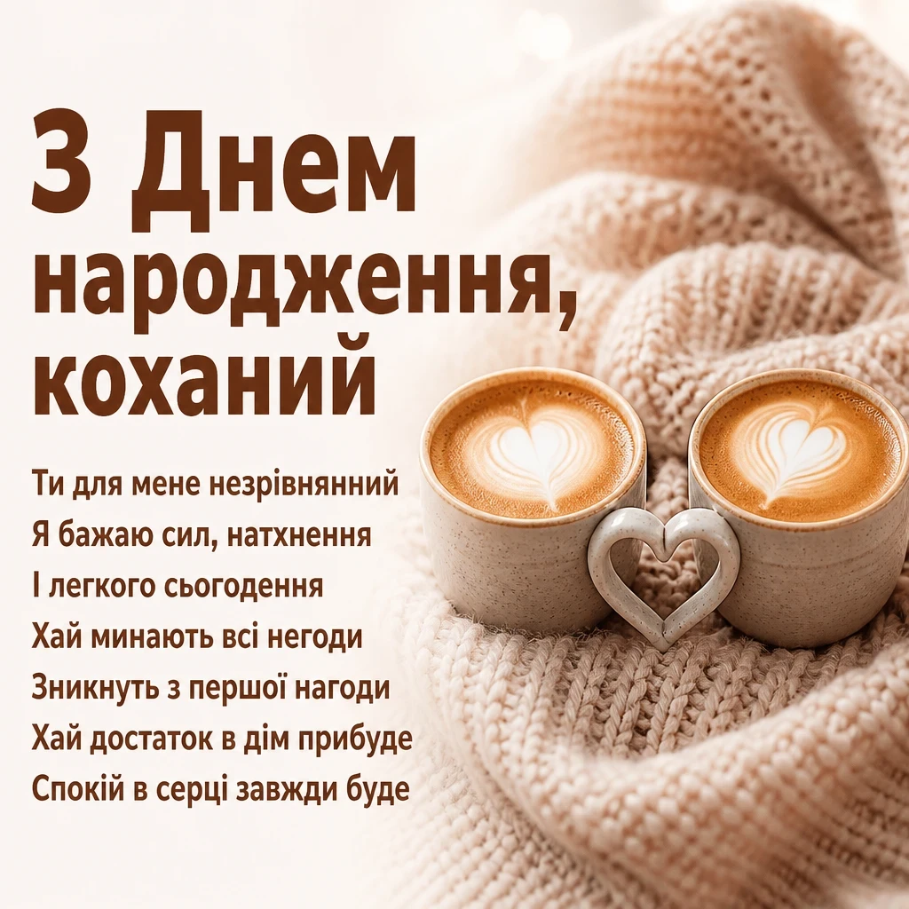 зворушливе привітання з днем народження хлопцеві