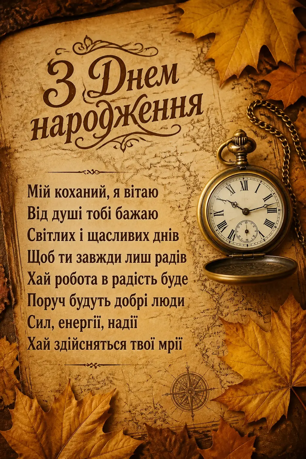 зворушливе привітання з днем народження хлопцеві