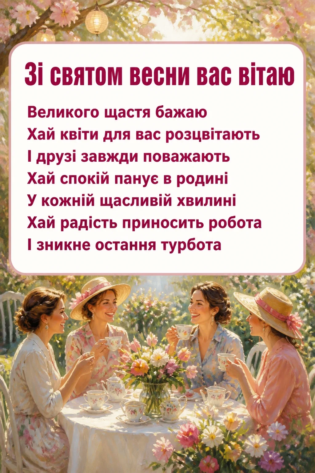 привітання з днем весни жінок привітання з днем весни жінок