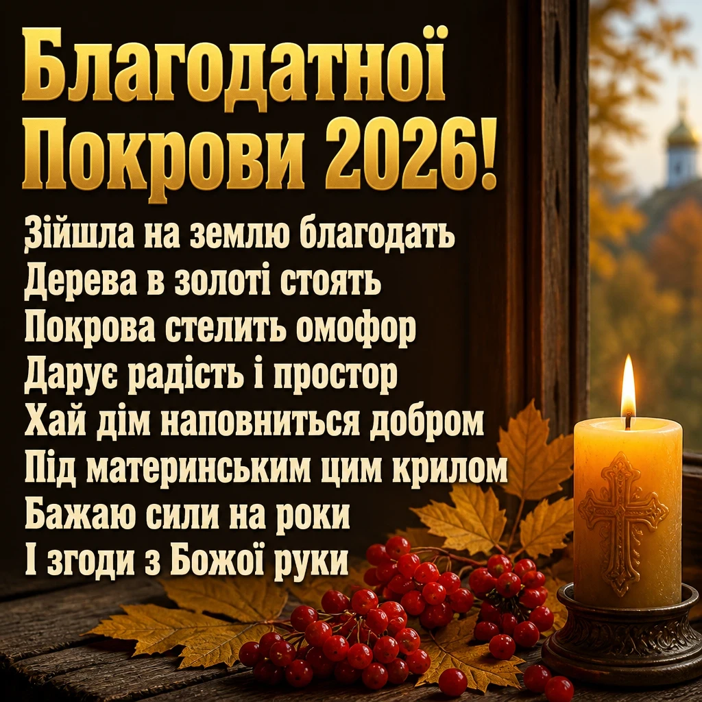 привітання з покровою 2026 привітання з покровою 2026