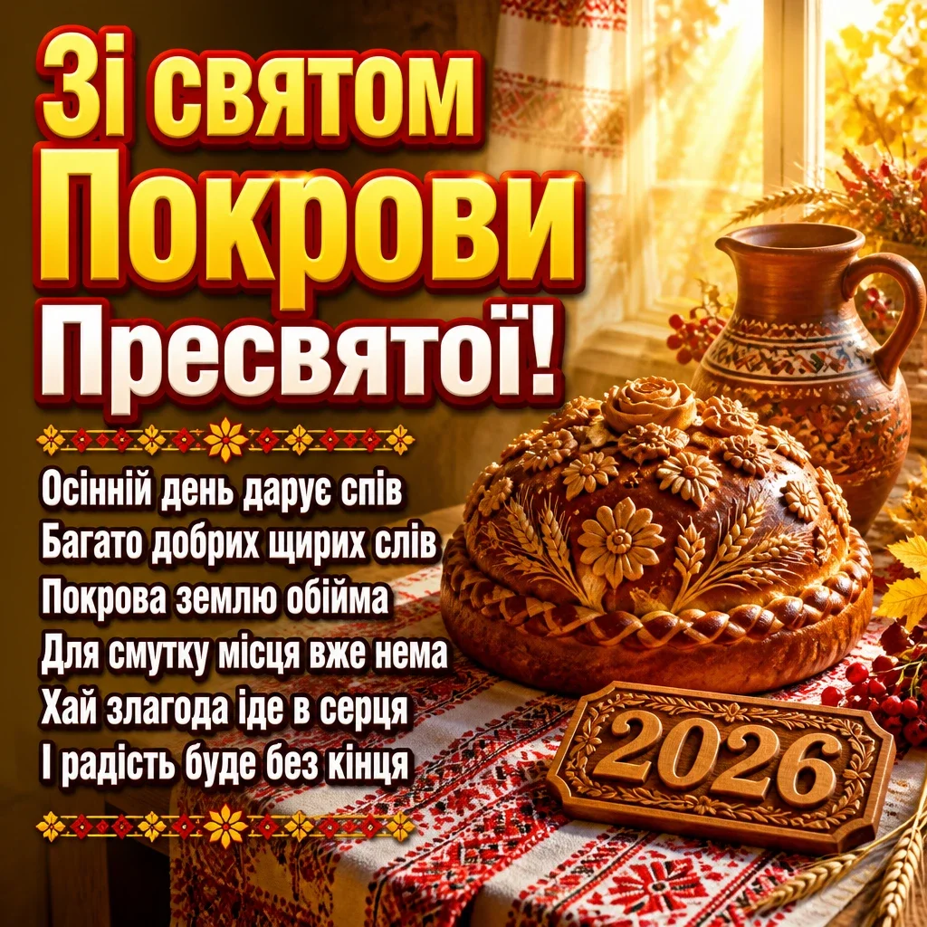 привітання з покровою 2026 привітання з покровою 2026