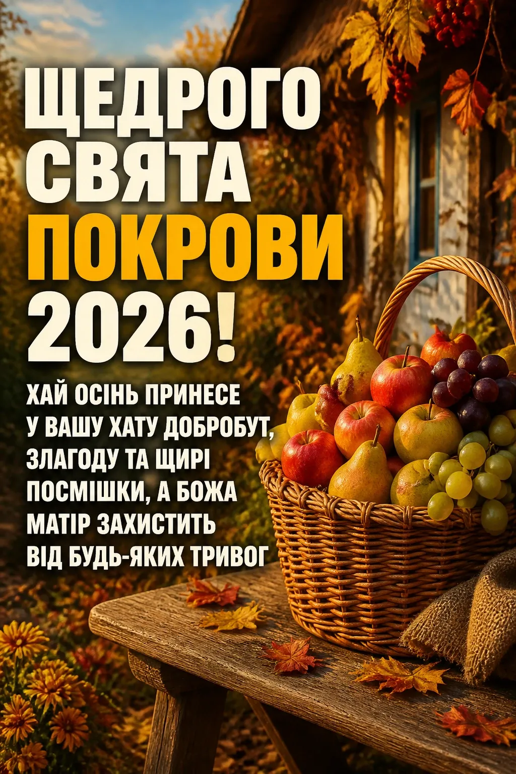 привітання з покровою 2026 привітання з покровою 2026