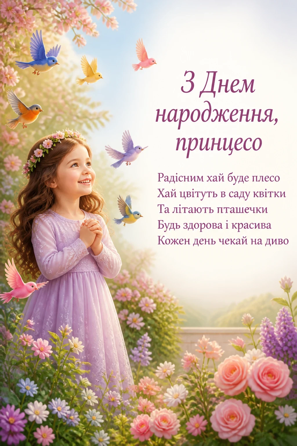 привітання з днем народження маленькій дівчинці привітання з днем народження маленькій дівчинці