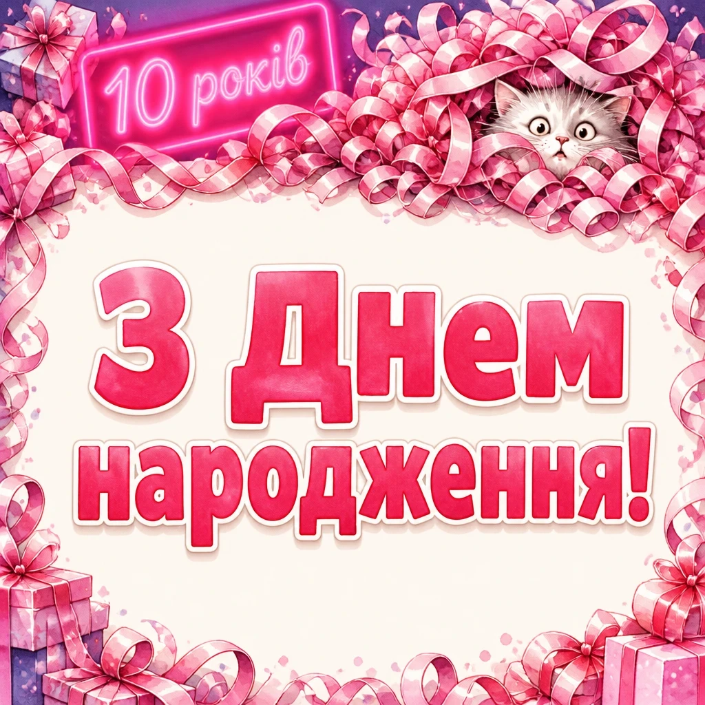 10 років дівчинці привітання 10 років дівчинці привітання