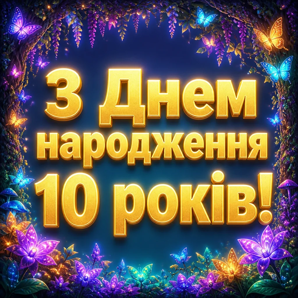 10 років дівчинці привітання 10 років дівчинці привітання