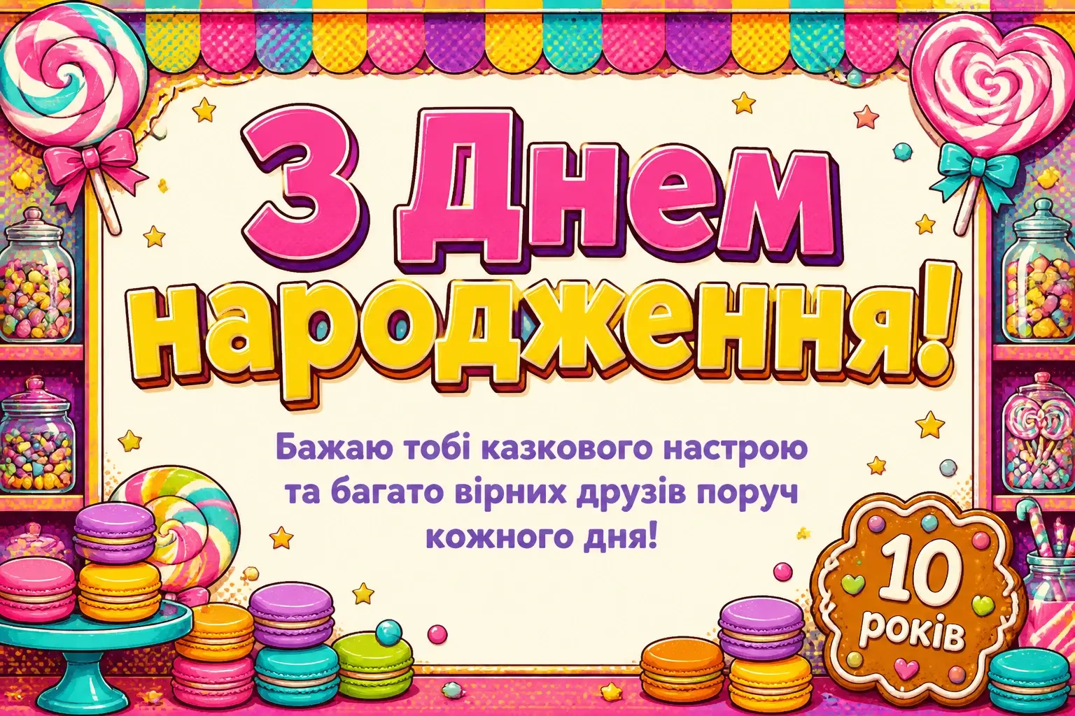 10 років дівчинці привітання 10 років дівчинці привітання