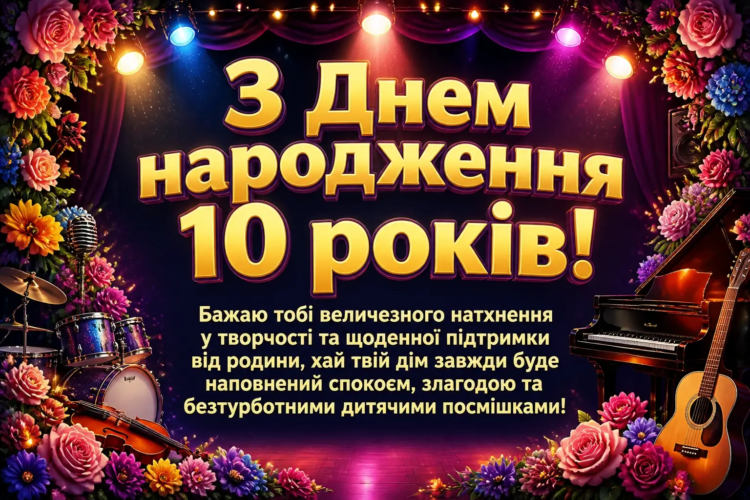 10 років дівчинці привітання 10 років дівчинці привітання