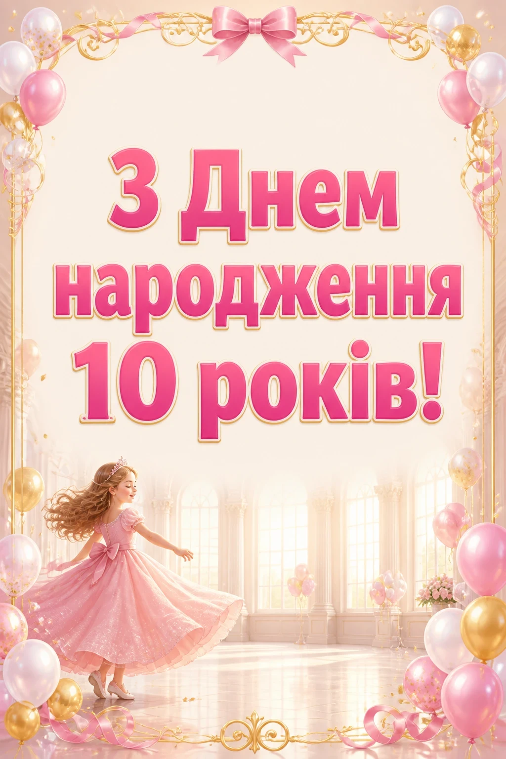 10 років дівчинці привітання 10 років дівчинці привітання