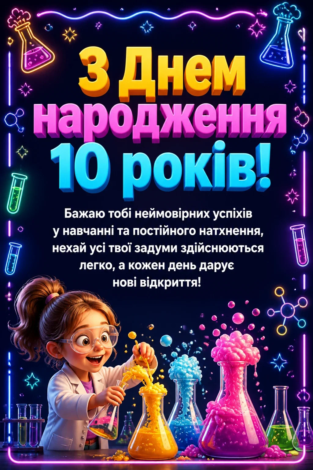 10 років дівчинці привітання 10 років дівчинці привітання