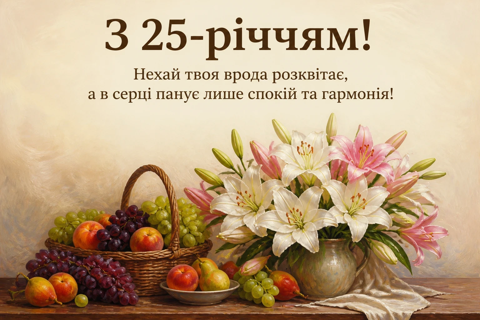 привітання з 25 річчям дівчини привітання з 25 річчям дівчини