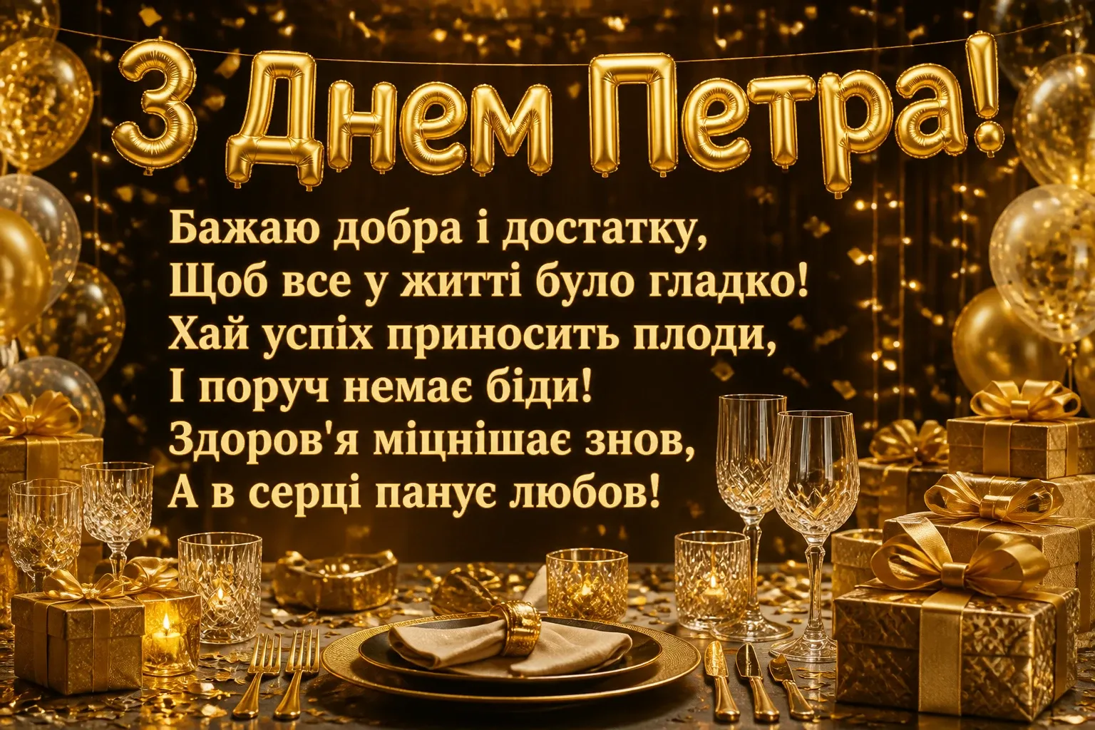 днем ангела петра привітання з петром
