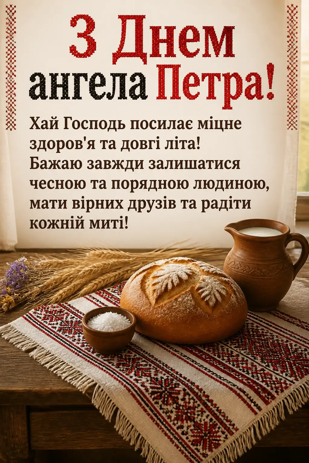 днем ангела петра привітання з петром