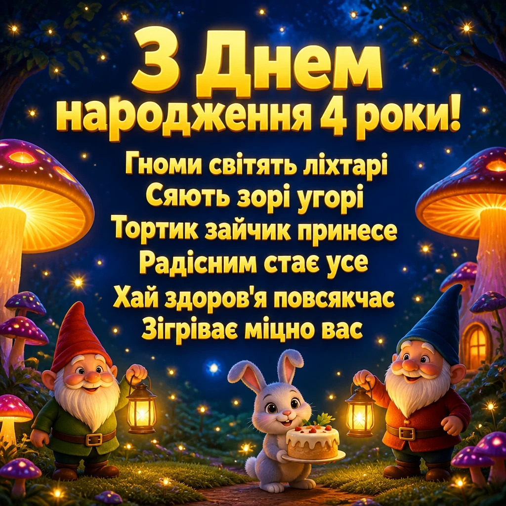привітання з днем народження 4 роки привітання з днем народження 4 роки