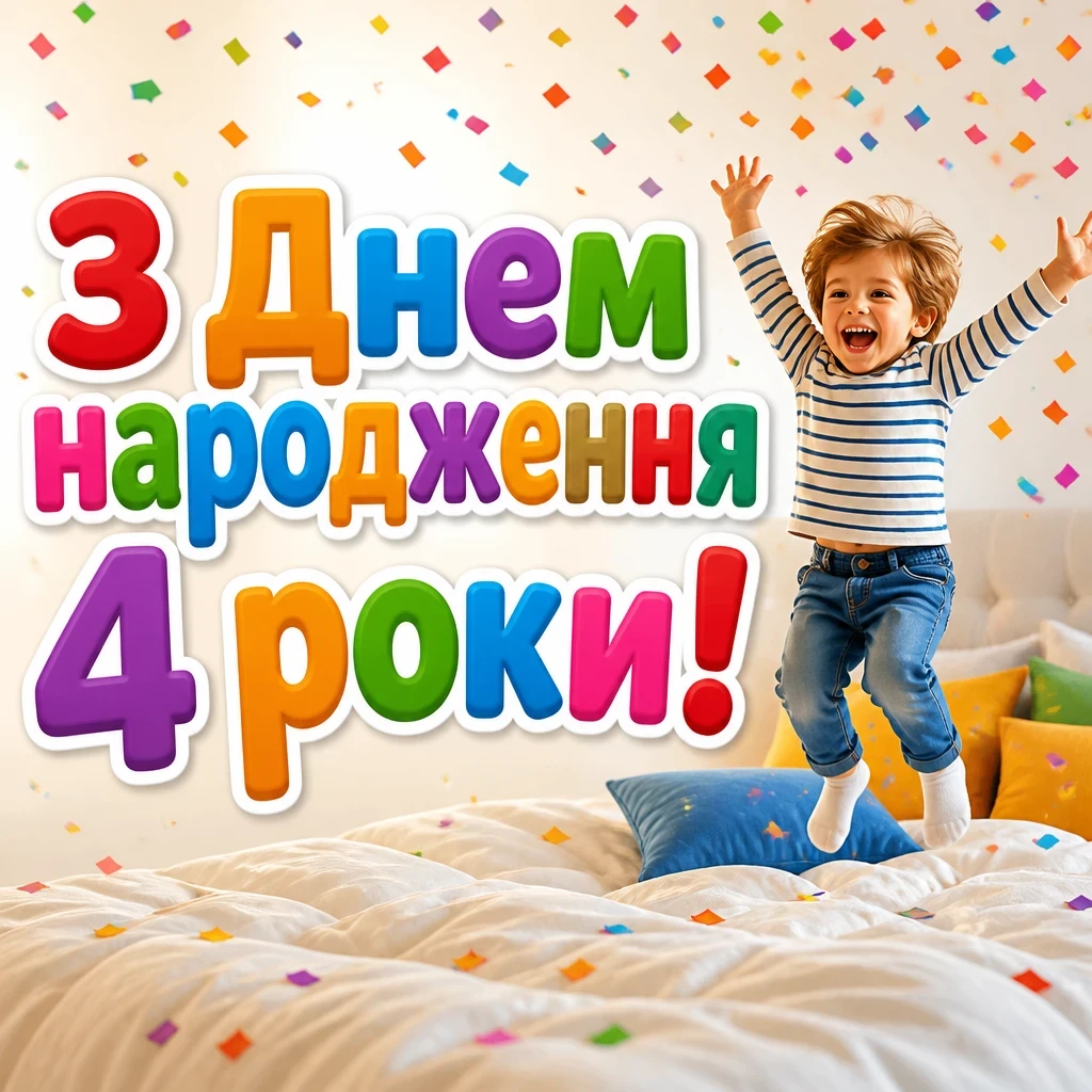 привітання з днем народження 4 роки привітання з днем народження 4 роки