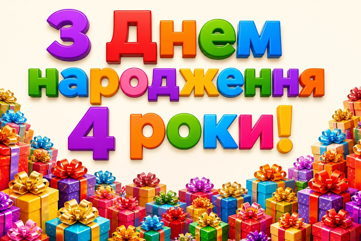 привітання з днем народження 4 роки привітання з днем народження 4 роки