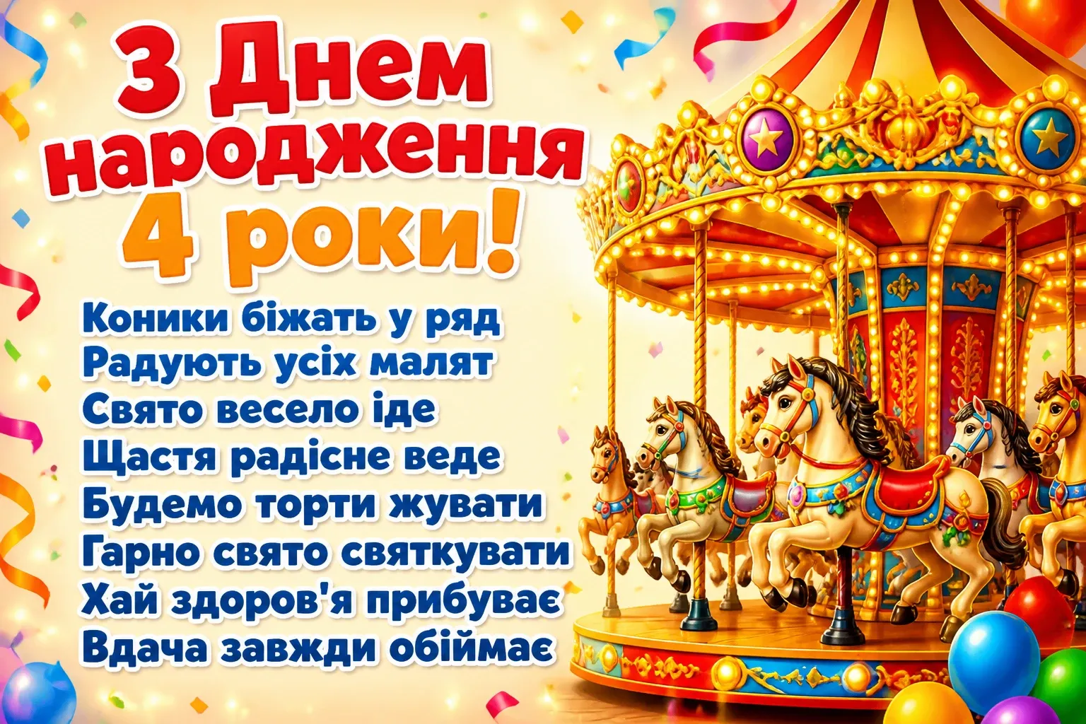 привітання з днем народження 4 роки привітання з днем народження 4 роки