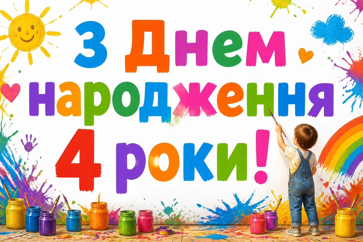 привітання з днем народження 4 роки привітання з днем народження 4 роки