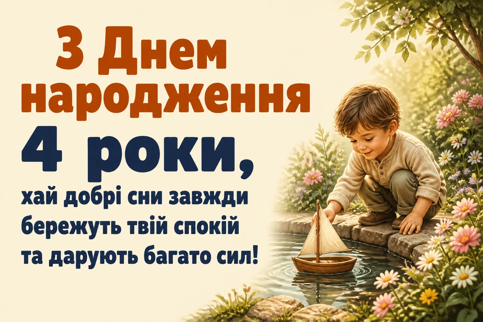 привітання з днем народження 4 роки привітання з днем народження 4 роки