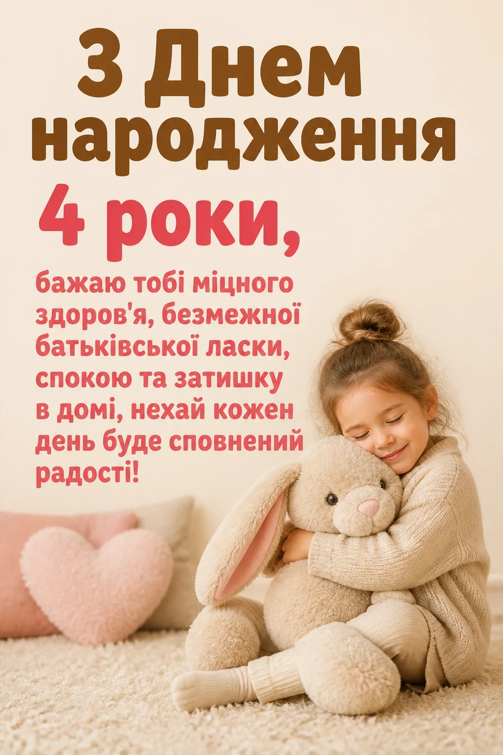 привітання з днем народження 4 роки привітання з днем народження 4 роки