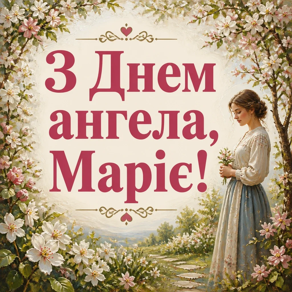 привітання з днем ангела, марія привітання з днем ангела, марія