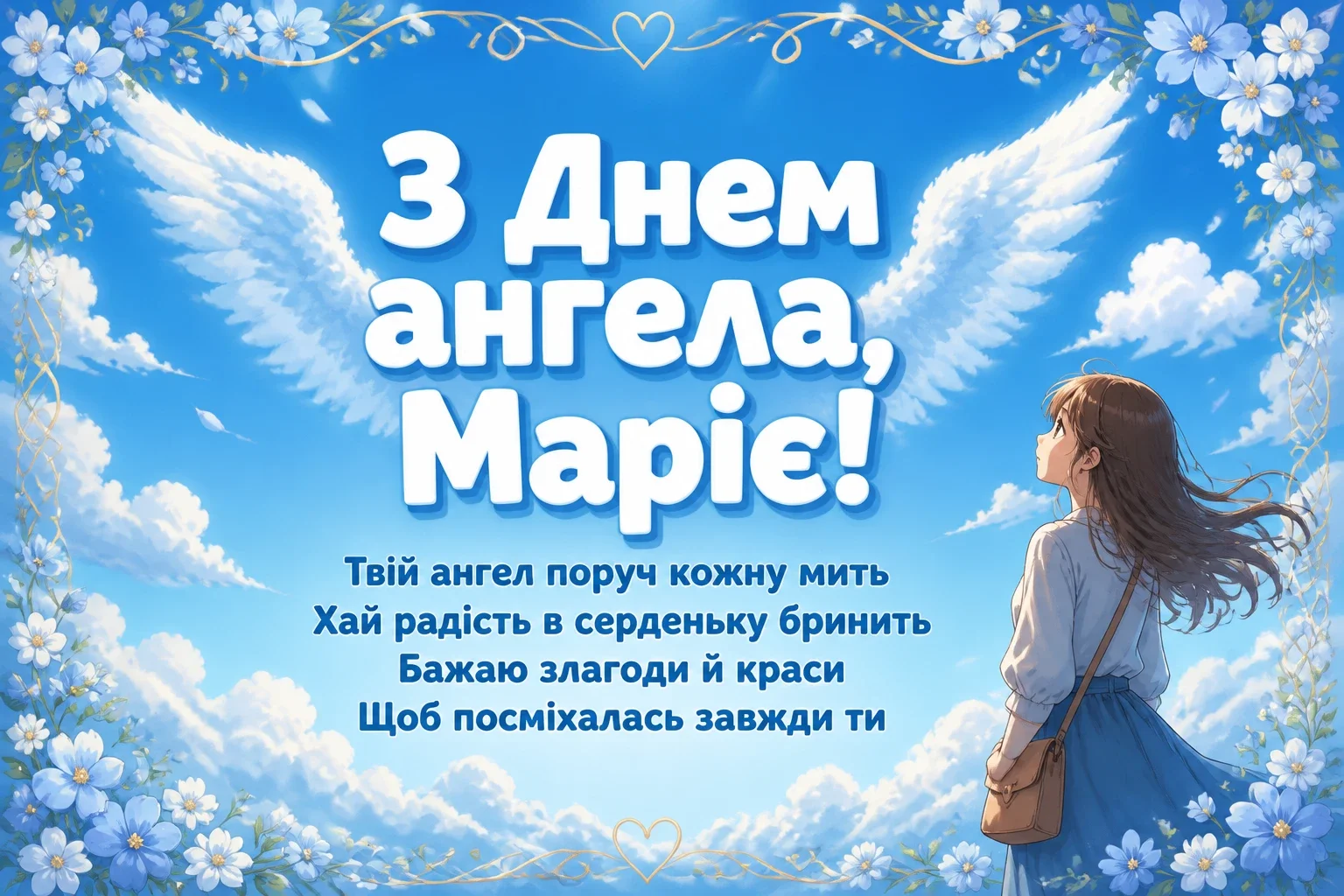 привітання з днем ангела, марія привітання з днем ангела, марія