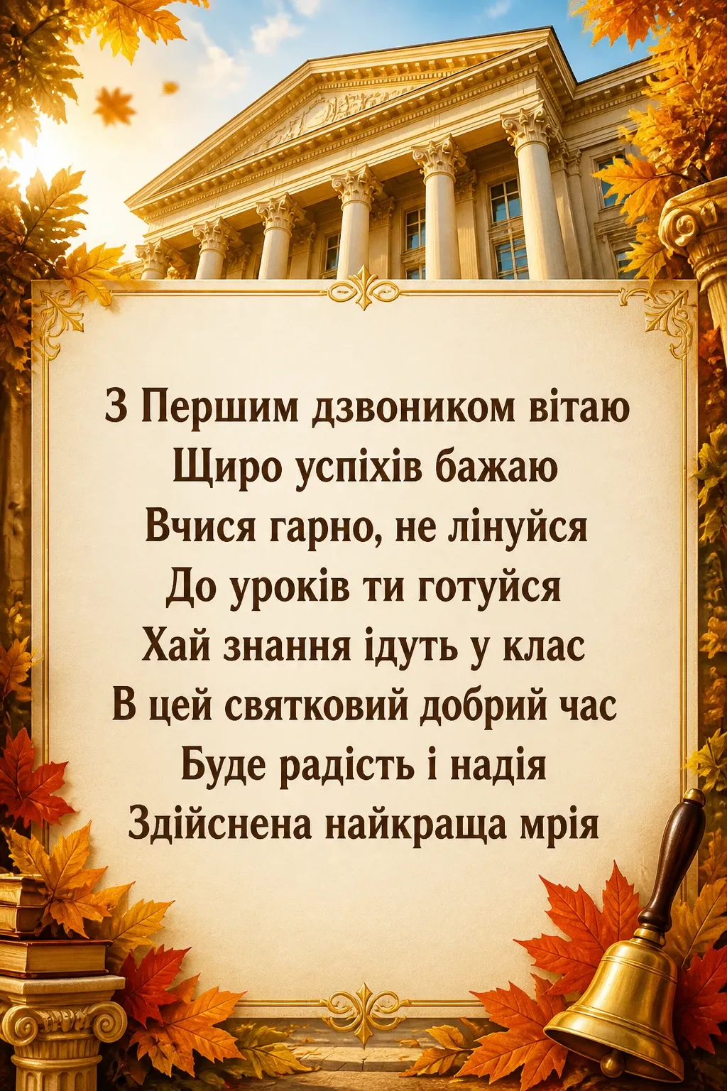 перший раз у перший клас привітання перший раз у перший клас привітання