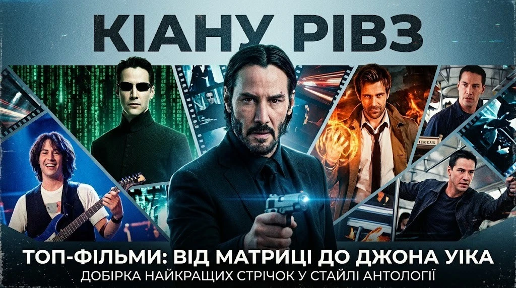 Топ-10 фільмів з Кіану Рівзом для перегляду